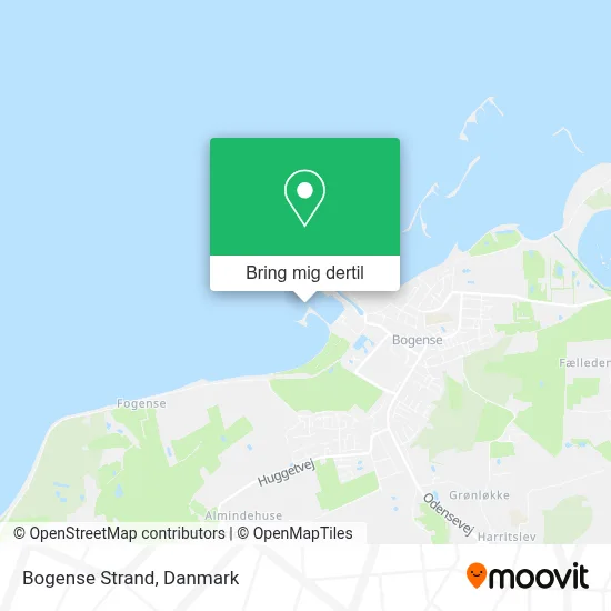 Bogense Strand kort