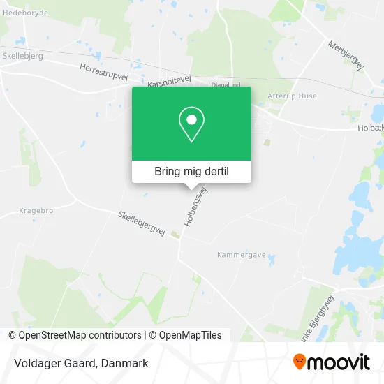 Voldager Gaard kort