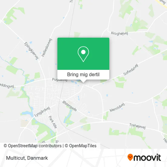 Multicut kort
