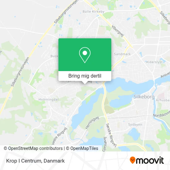 Krop I Centrum kort