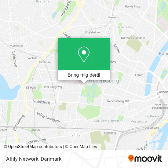 Affily Network kort