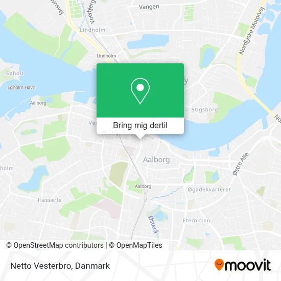 Netto Vesterbro kort