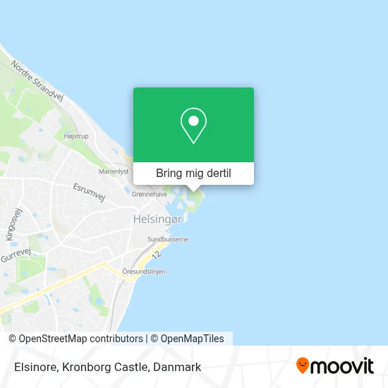 Elsinore, Kronborg Castle kort