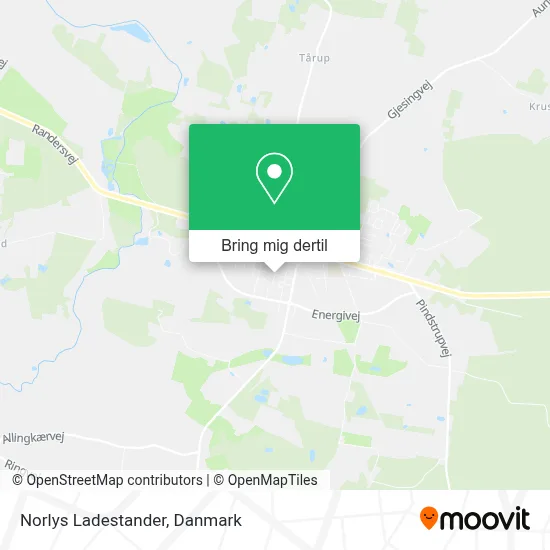 Norlys Ladestander kort