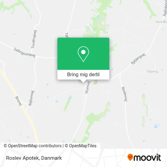 Roslev Apotek kort