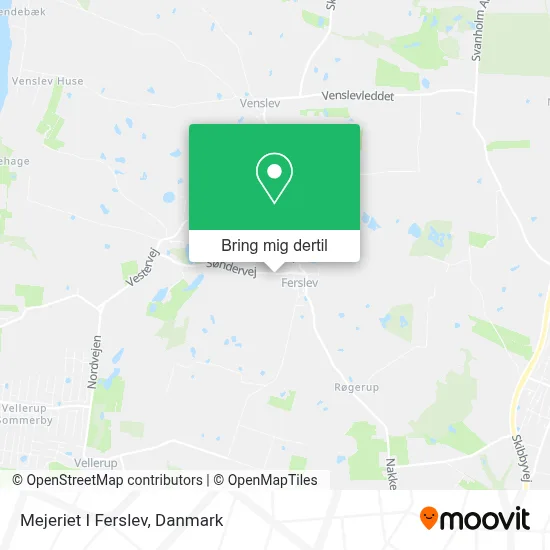 Mejeriet I Ferslev kort