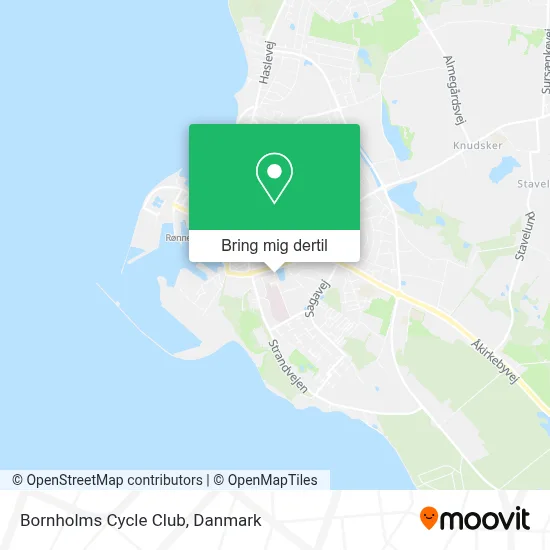 Bornholms Cycle Club kort