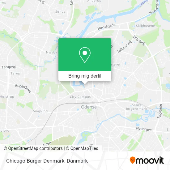 Chicago Burger Denmark kort