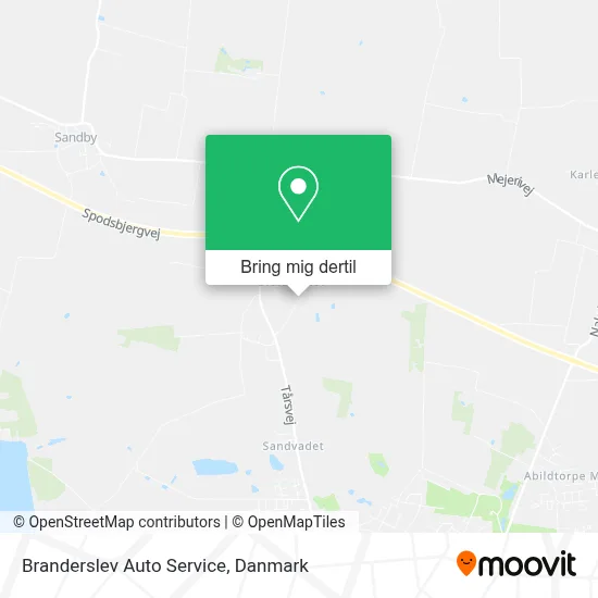 Branderslev Auto Service kort