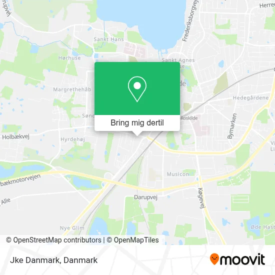 Jke Danmark kort