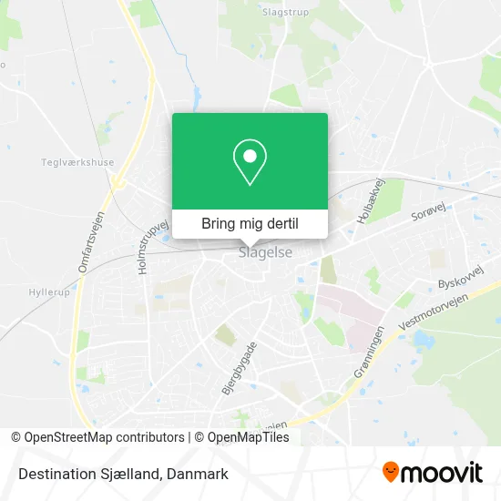 Destination Sjælland kort