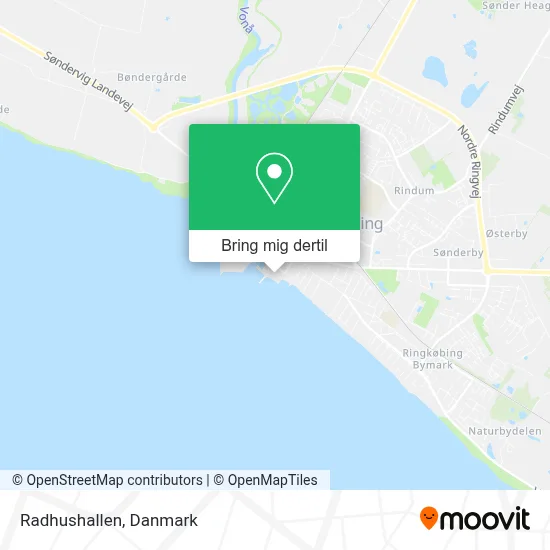 Radhushallen kort