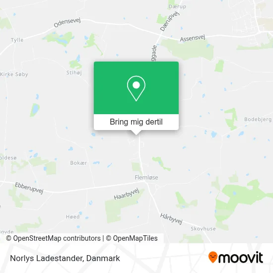 Norlys Ladestander kort
