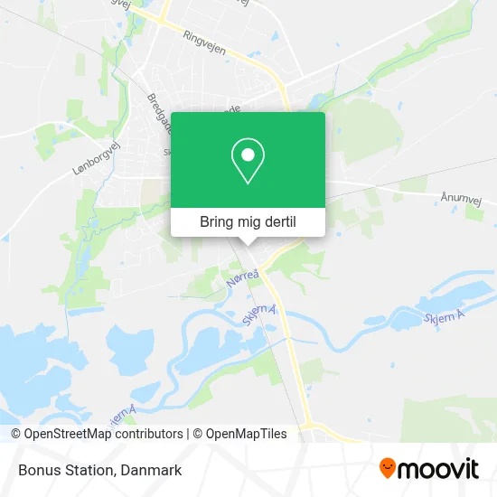 Bonus Station kort