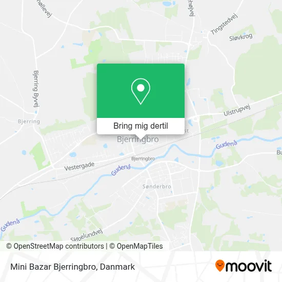 Mini Bazar Bjerringbro kort