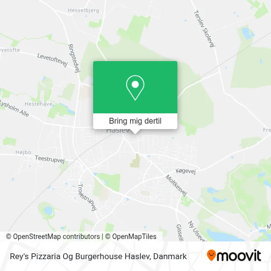 Rey's Pizzaria Og Burgerhouse Haslev kort