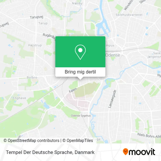 Tempel Der Deutsche Sprache kort