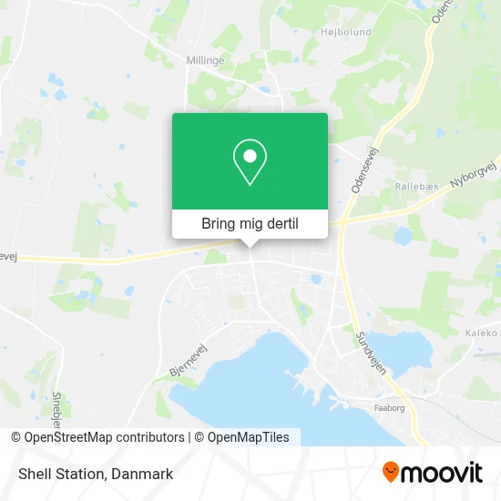 Shell Station kort