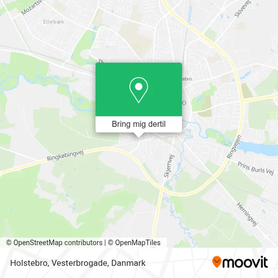 Holstebro, Vesterbrogade kort