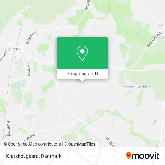 Kratskovgaard kort