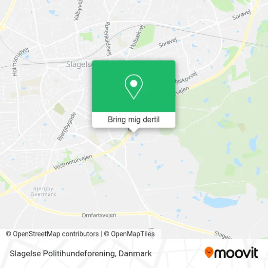 Slagelse Politihundeforening kort