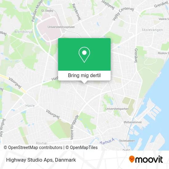 Highway Studio Aps kort