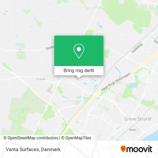 Vanta Surfaces kort