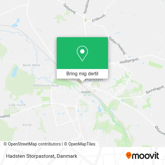 Hadsten Storpastorat kort