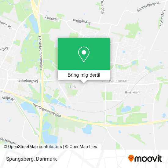 Spangsberg kort
