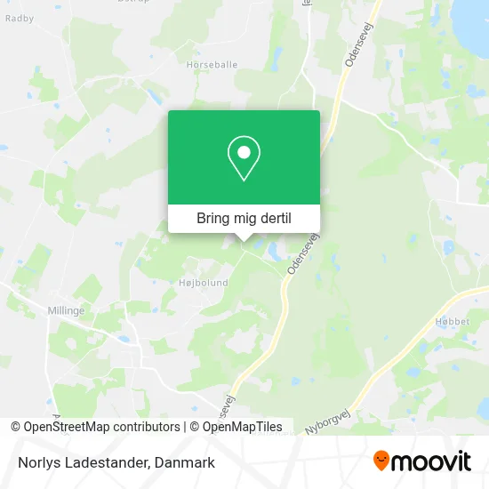 Norlys Ladestander kort