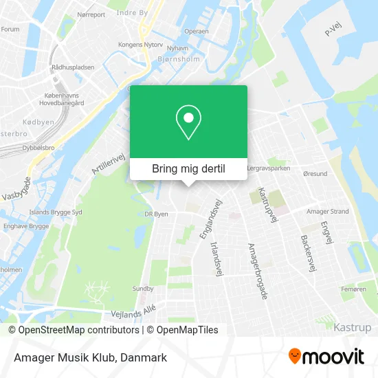 Amager Musik Klub kort