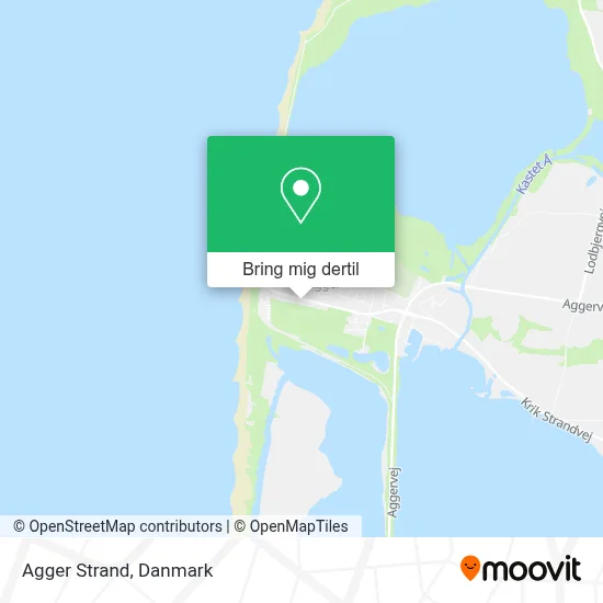 Agger Strand kort