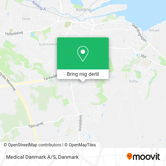 Medical Danmark A/S kort