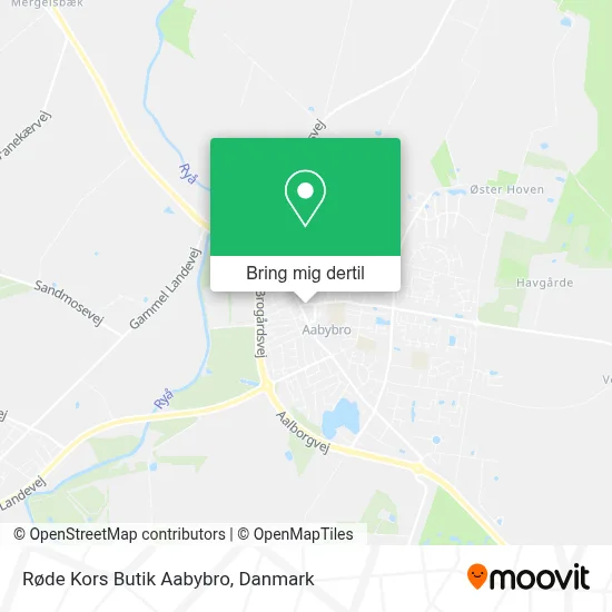 Røde Kors Butik Aabybro kort
