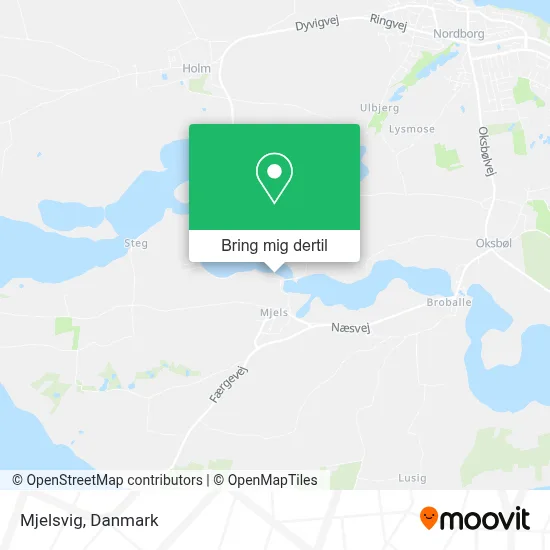 Mjelsvig kort