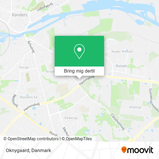 Oknygaard kort