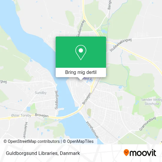 Guldborgsund Libraries kort