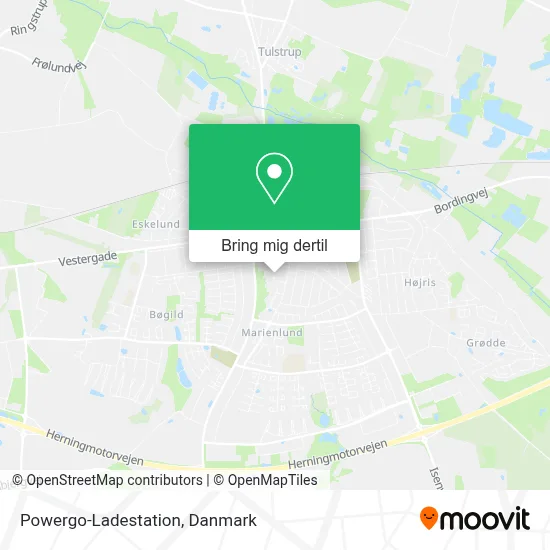 Powergo-Ladestation kort