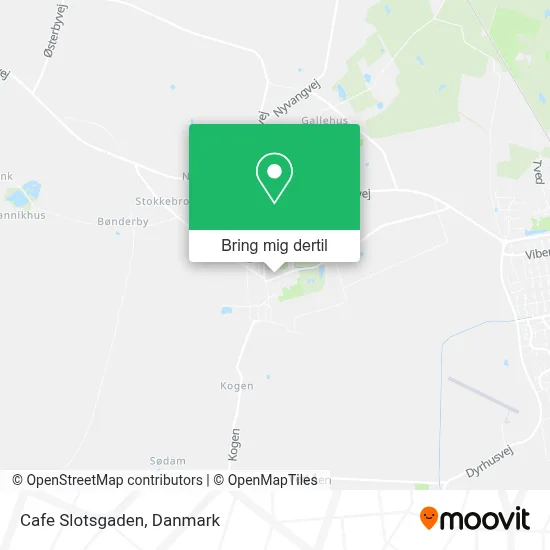Cafe Slotsgaden kort
