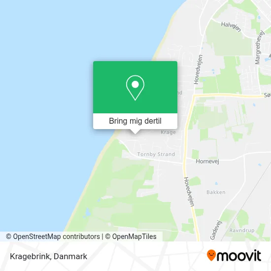 Kragebrink kort