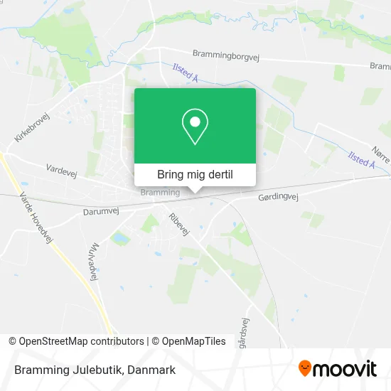 Bramming Julebutik kort