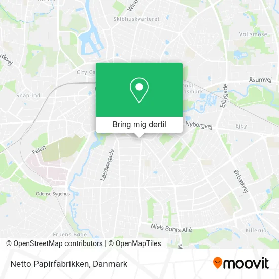 Netto Papirfabrikken kort