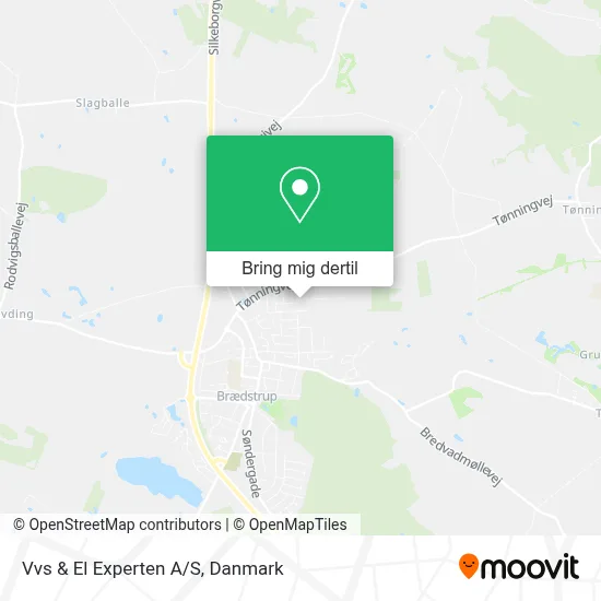 Vvs & El Experten A/S kort