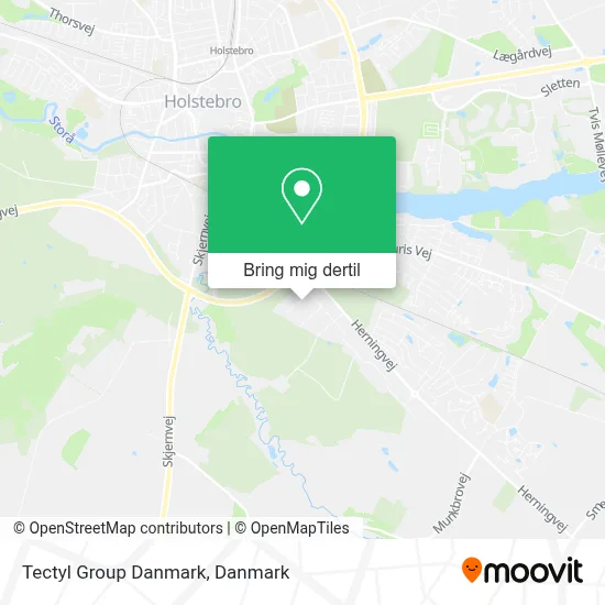 Tectyl Group Danmark kort
