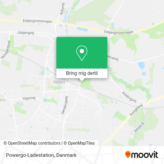 Powergo-Ladestation kort