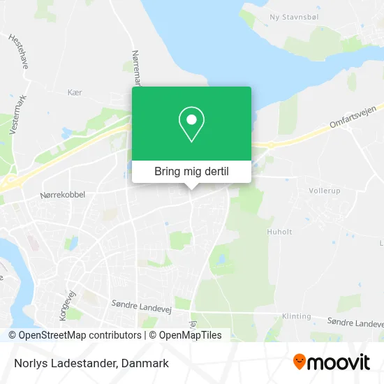 Norlys Ladestander kort