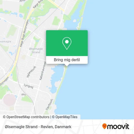 Ølsemagle Strand - Revlen kort