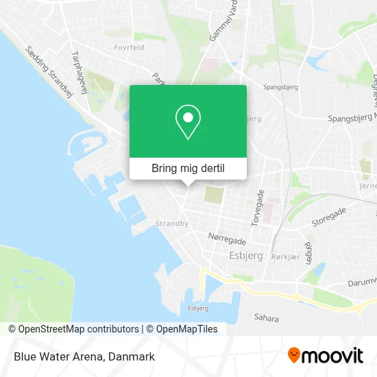 Blue Water Arena kort