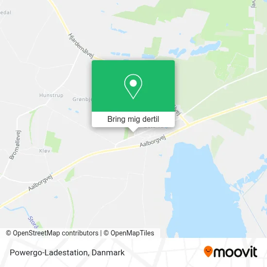Powergo-Ladestation kort