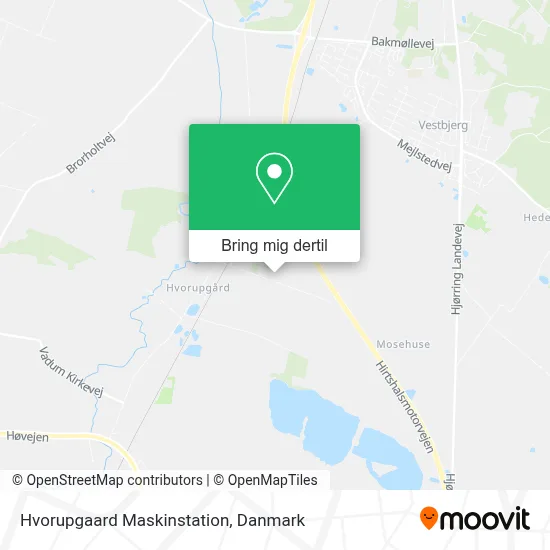 Hvorupgaard Maskinstation kort